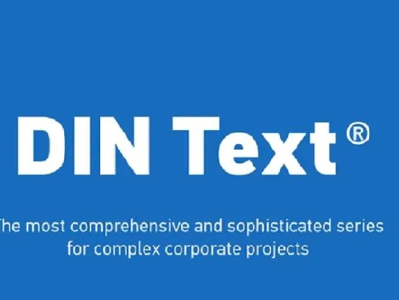 Din Text Compressed Pro Family Free font