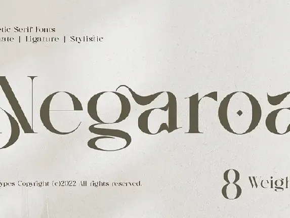 Negaroa font