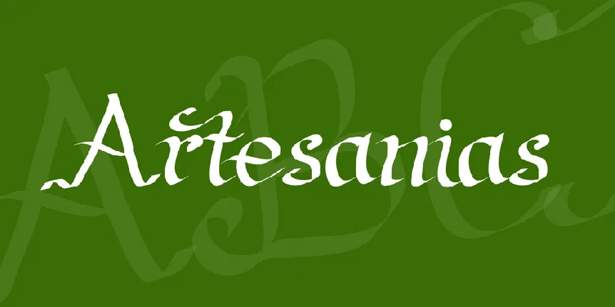 Artesanias font