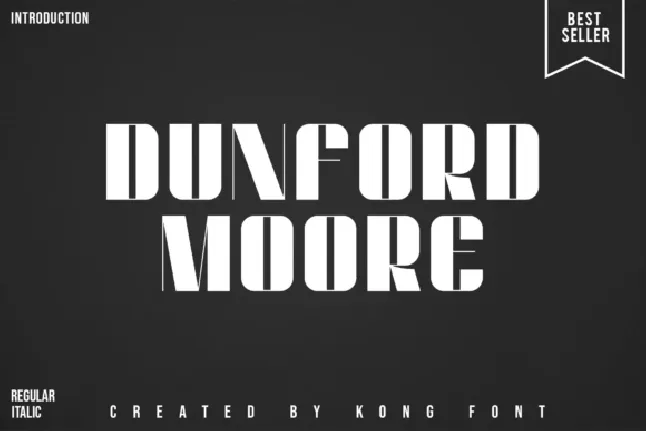 Dunford Moore Display font