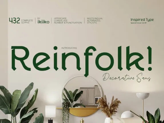 Reinfolk font