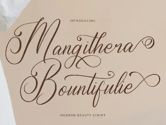 Mangithera Bountifulie font