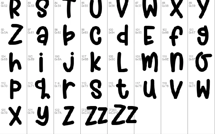 Lazzy Dog font