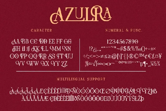 Azulra font