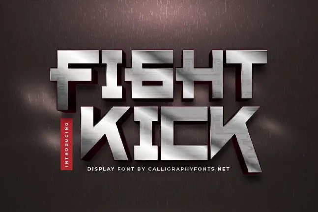 Fight Kick Demo font