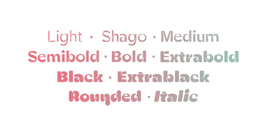 Zt Shago font