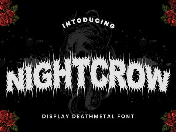 NIGHTCROW font