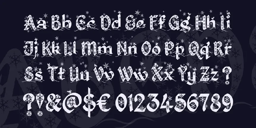 Kingthings Christmas 2 font