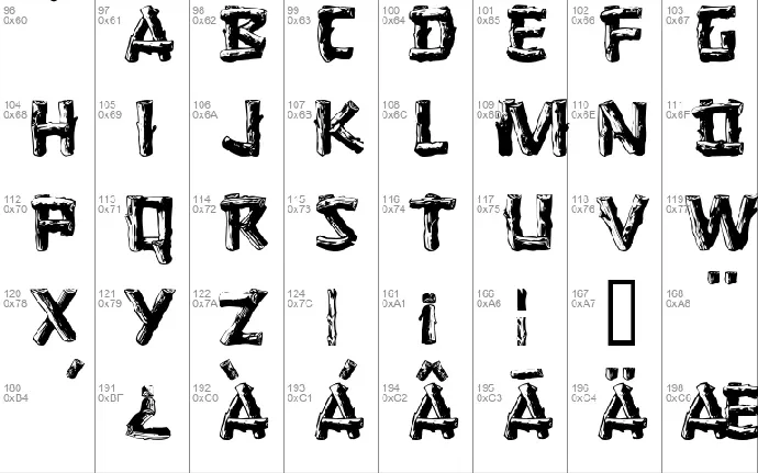 Logger font