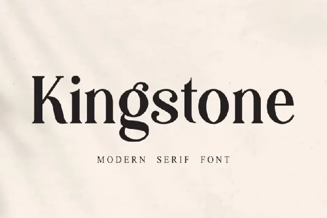 Kingstone Serif font