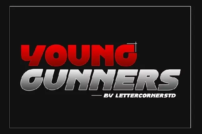 Young Gunners font