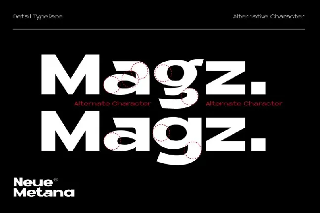 Neue Metana Family font