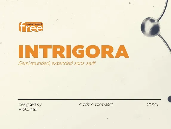 Intrigora font