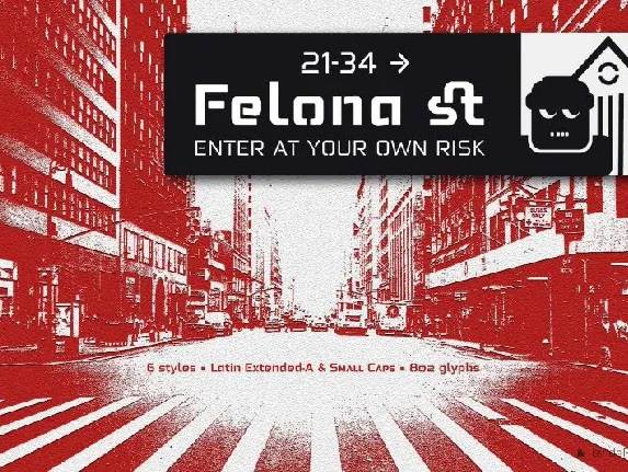 Felona st. Neo Stencil fonts