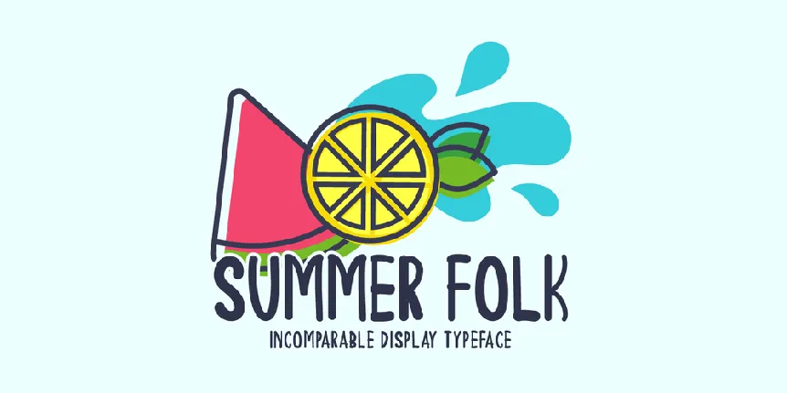 Summer Folk font