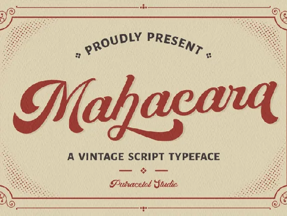 Mahacara font