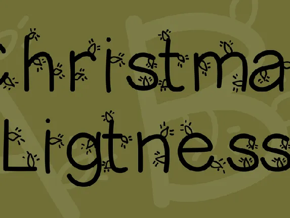 Christmas Ligtness font