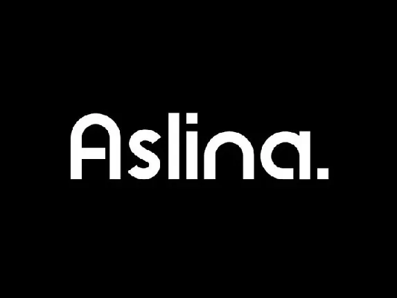 Aslina Display font