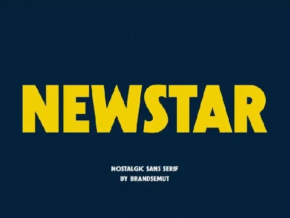 Newstar font