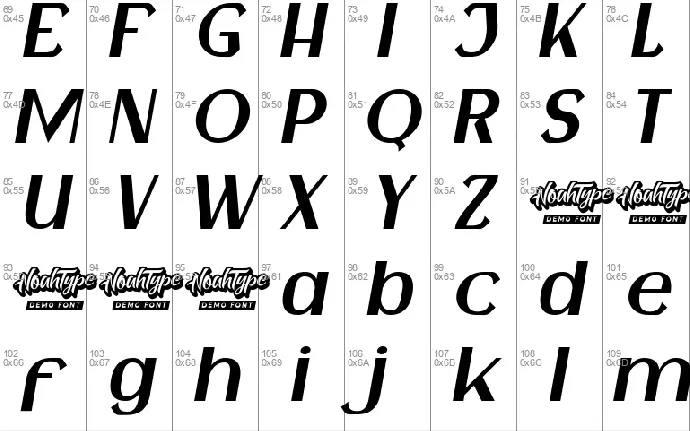 BeingNiceDemo font