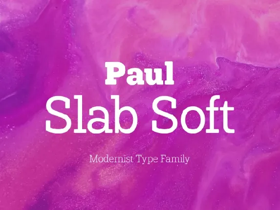 Paul Slab Soft font