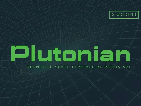 Plutonian font