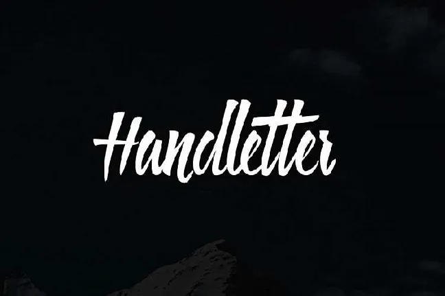 Handletter Free font