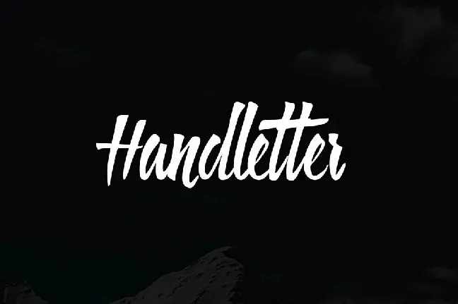 Handletter Free font