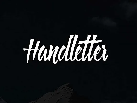 Handletter Free font