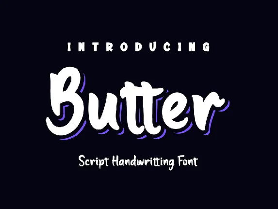 Butter font