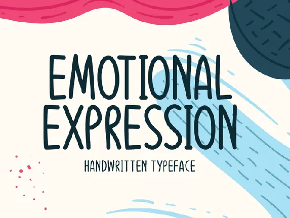 Emotional Expression font