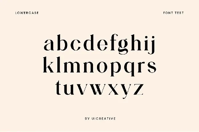 Liquefier font