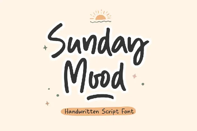 Sunday Mood font