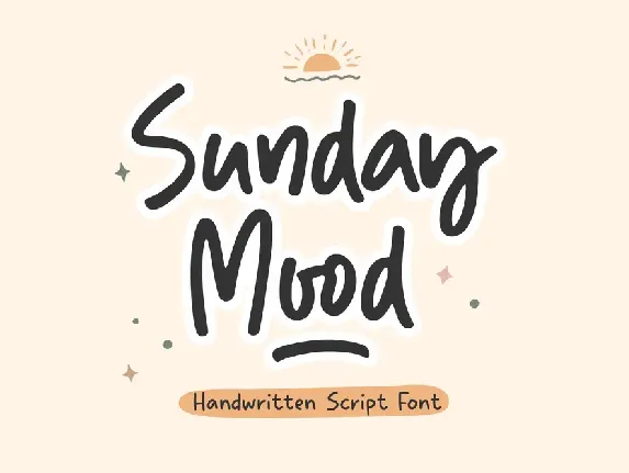 Sunday Mood font