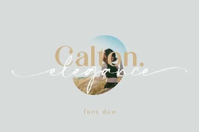 Calton Elegance Duo font