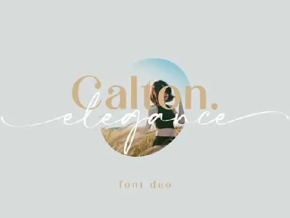 Calton Elegance Duo font