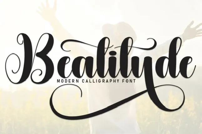 Beatitude Script font