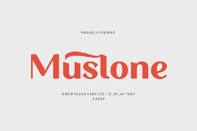 Muslone font