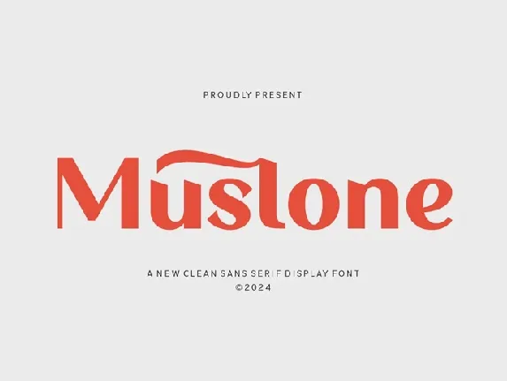 Muslone font