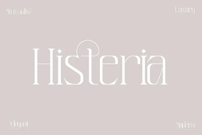 Histeria font