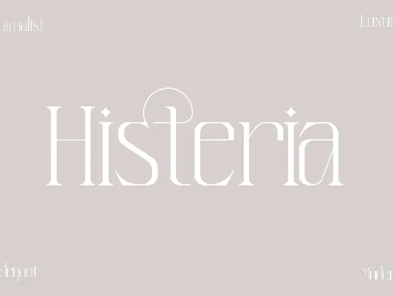 Histeria font