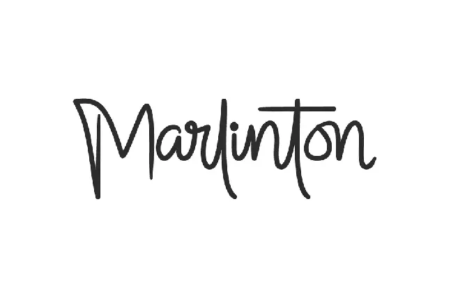 Marlinton Demo font