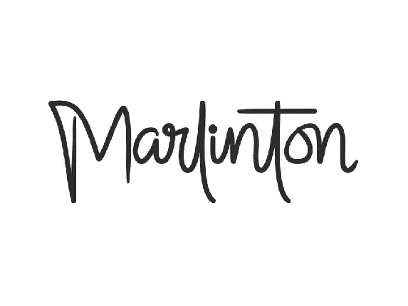 Marlinton Demo font