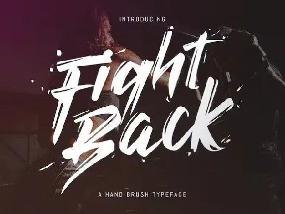 FIGHTBACK font