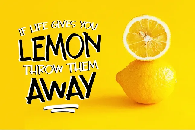 Rusty Lemon font