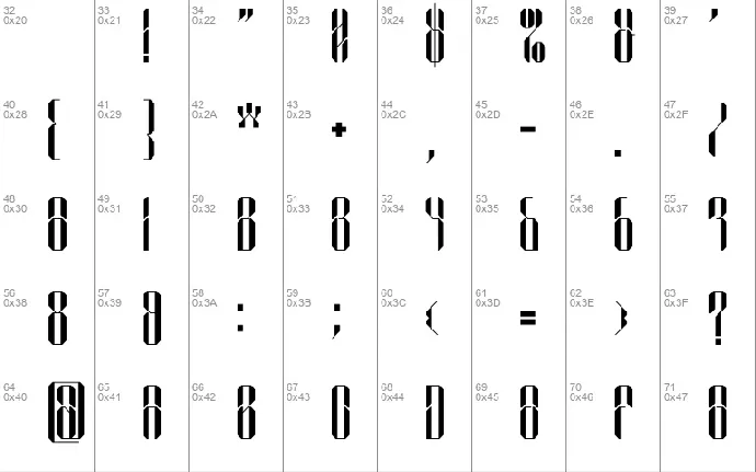 NCL Sephyrok font