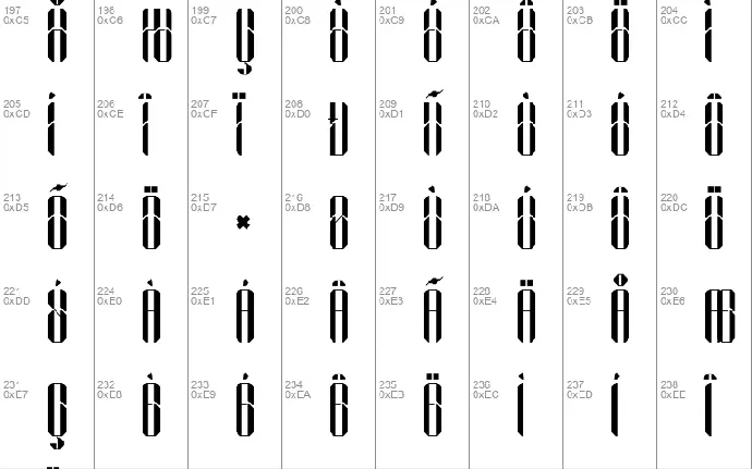 NCL Sephyrok font