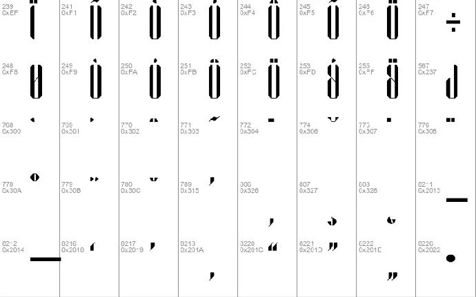 NCL Sephyrok font