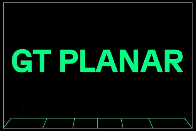 GT Planar Family font