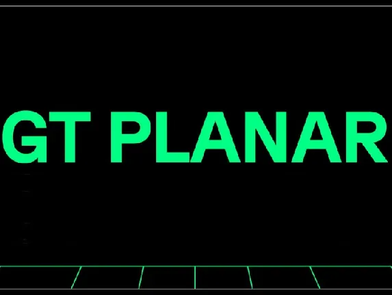 GT Planar Family font